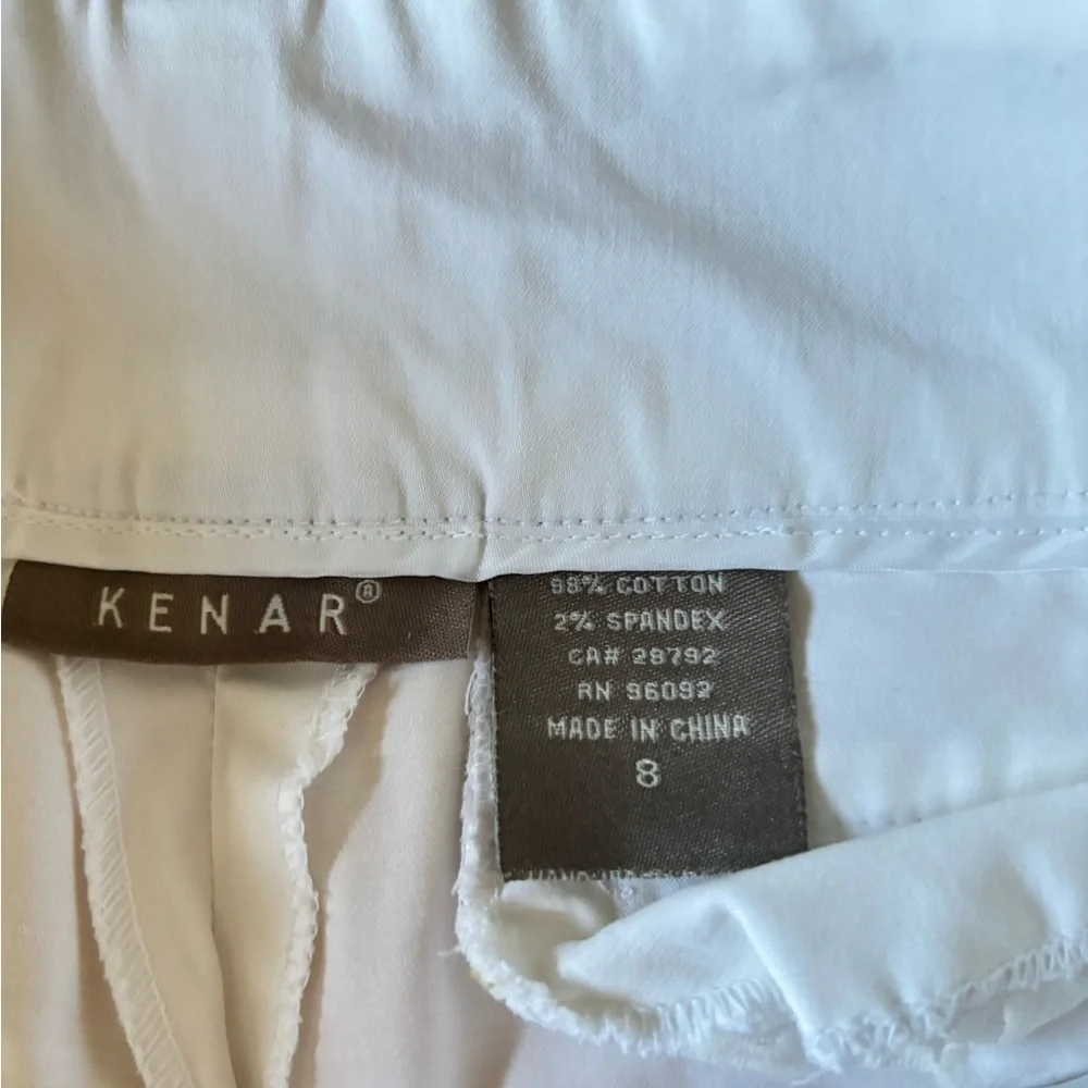 NWOT- Kenar Women's Classic Crisp White Shorts, never worn